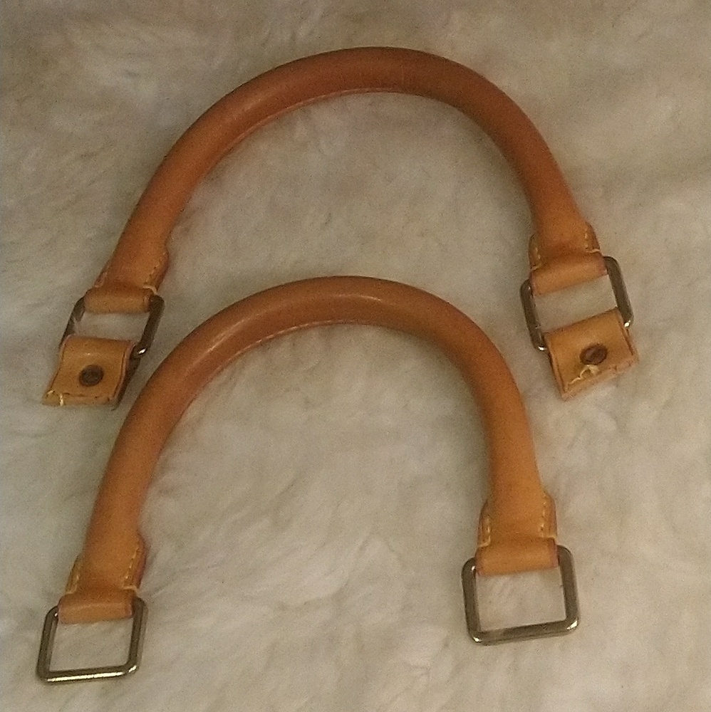 Authentic Louis vuitton vachetta handles
